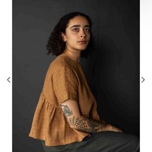 Merchant & Mills Traveller fabric and Florence pattern